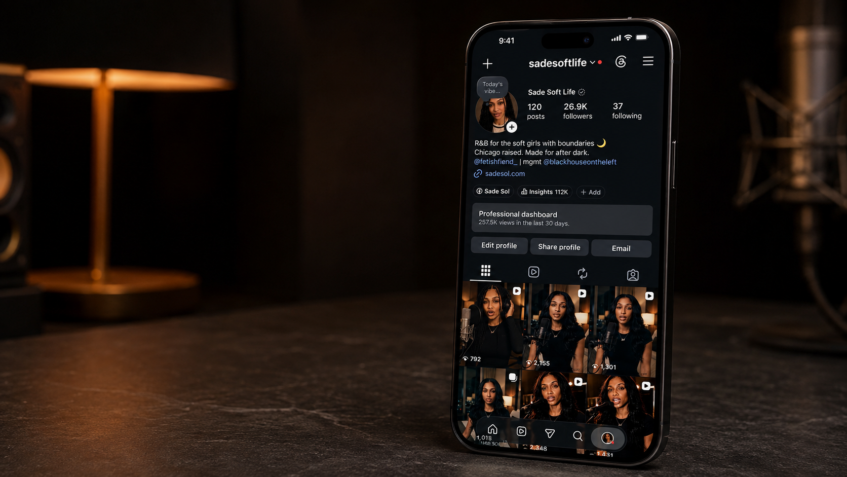 SADE SOL — Content system translating the world into a daily audience surface.