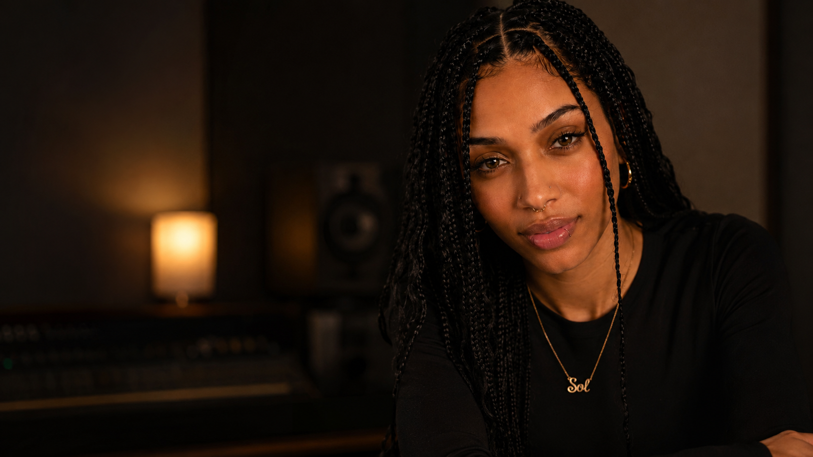 SADE SOL — Warm low-light portraiture — Chicago raised, made for after dark.